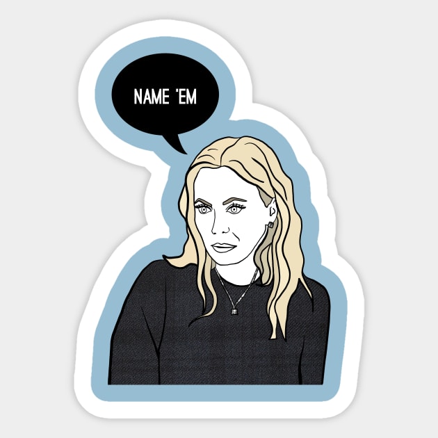 Name 'Em Sticker by Katsillustration